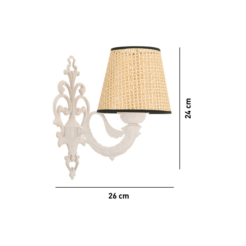 Lampe murale, Blanc