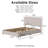 Bensu Boucle Upholstered Platform Bed-1502793214-1503004644