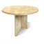 Table basse en marbre, salon, petite table jaune doré, pierre naturelle-312194143-312194113