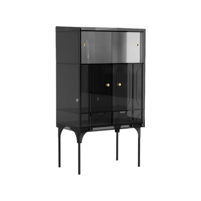 Armoire d'appoint Nordic Light Luxury, Noir