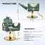 Fauteuil de coiffeur inclinable pour coiffeur, fauteuil de coiffeur inclinable 360 ° avec pompe hydraulique robuste-116321786