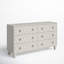 Commode horizontale à 6 tiroirs l 60 po Klinger 
