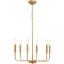 Lustre classique 6 lumières à intensité variable-1155429861