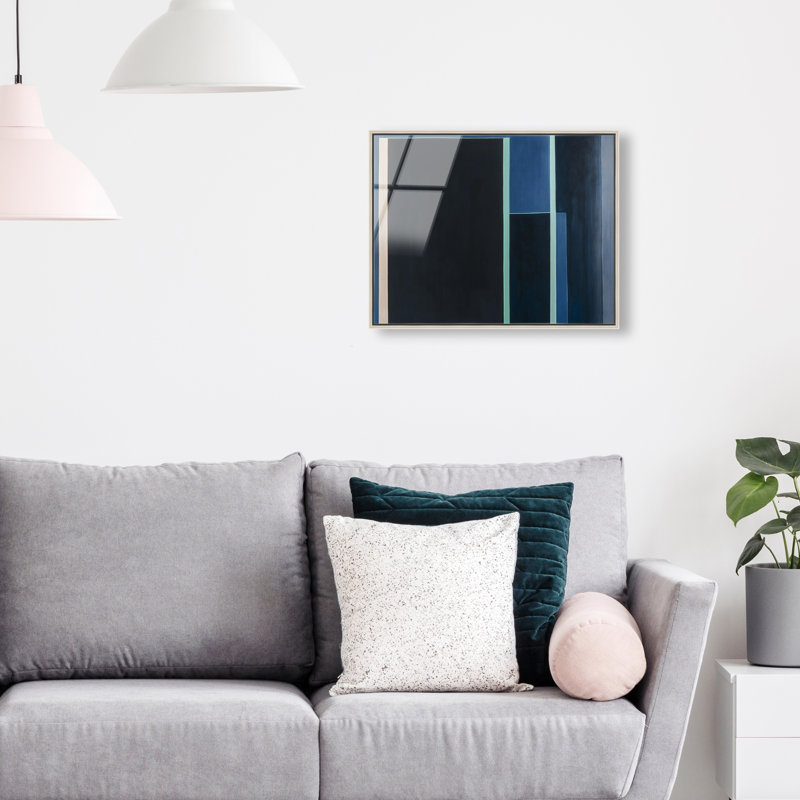 Desert Stillness I High-Gloss Frameless Acrylic Glass Wall Art Abstract Print by Oliver Gal, Ready to Hang, 20 x 16