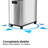 Poubelle et bac de recyclage multi-compartiments 16 gallons Erik