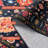 Indoor&Outdoor Washable Area Rug Black Gorgeous flowers Vintage Low Pile Rug for Living Room Bedroom Wedding Banquet-204884854