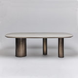 Becket Oval Solid Oak Dining Table