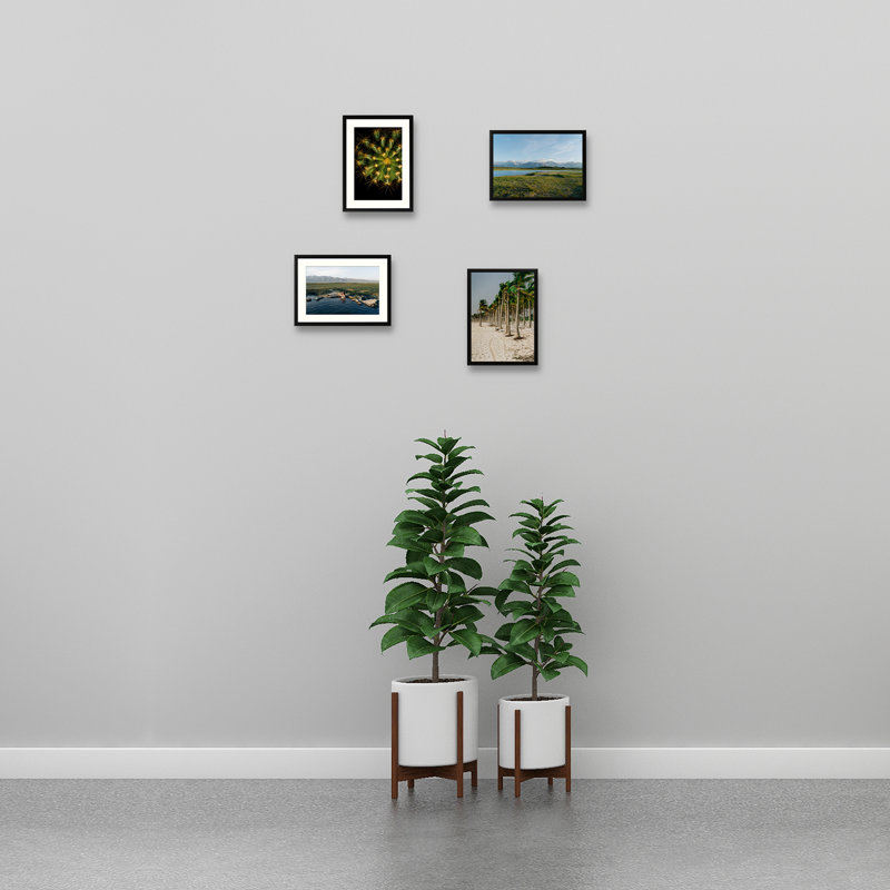 Drennon Metal Picture Frame, Photo Frames or Table Top and Wall Mounting, Black, 16" x 20"
