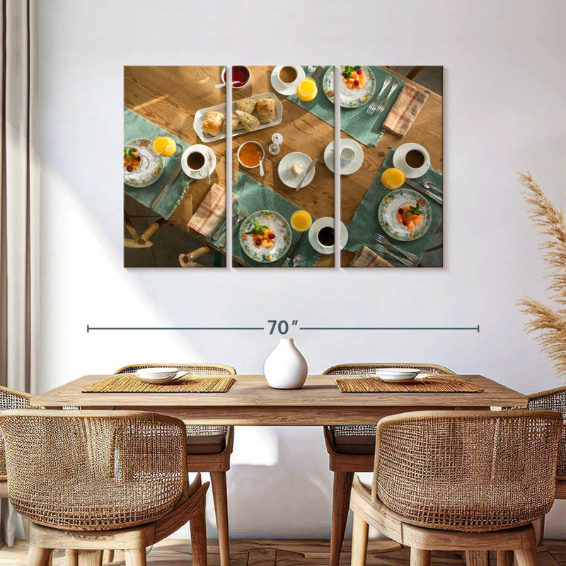 Breakfast Table, 36" H x 57" W