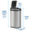 Itouchless 13 Gallon Touchless Sensor Trash Can With Odour Control System, 3 Odour Filters, Stainless Steel, Extra-Wide Lid Opening Kitchen Garbage Bin