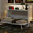 Twin Xl Size Bed With Desk, Led , Charging. White. Composed Using Solid Wood And For A Practical Home Office Or Guest Room Desk . Built Versatile