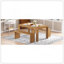 Ensemble de salle à manger 3 pièces de style campagnard simple, table à manger et 2 bancs, pour la salle à manger, la cuisine et le salon (bois naturel délavé)