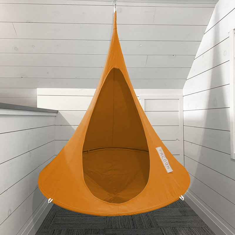 Cacoon - Island Vibe Hanging Chair, 120cm H x 120cm W x 120cm D, Orange