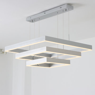 Lustre intégré pour îlot de cuisine à 3 lumières DEL Anjeliett