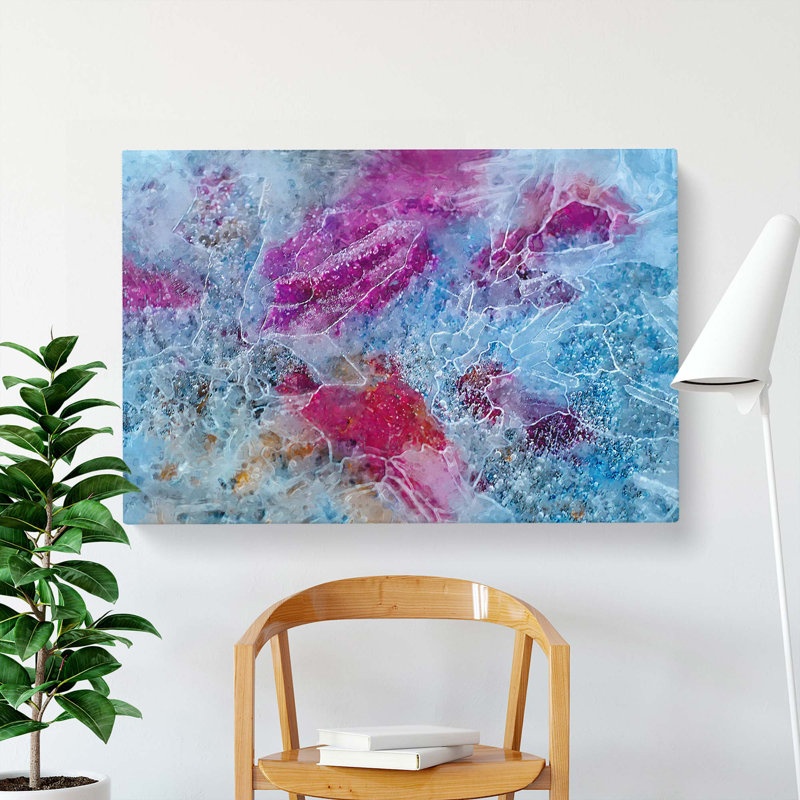 Excitement Of Colour In Abstract - Wrapped Canvas Print, 40cm H x 60cm W x 3cm D