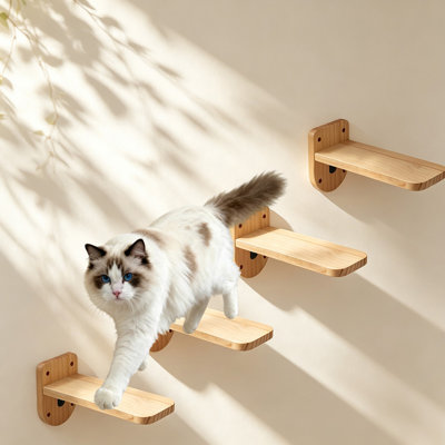 4 pièces pour escaliers muraux pour chat