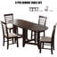 Chaise de salle à manger à abattants avec 4 tiroirs et table basse à abattants