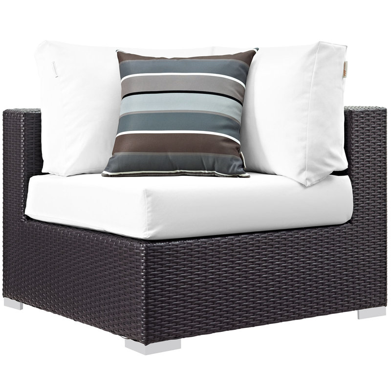 Ensemble modulaire d'extérieur 5 pièces Convene, Blanc