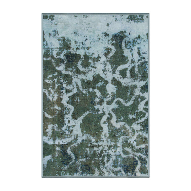 Abstract Indoor Rug, Rectangle 7' x 10'