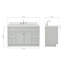 Ensemble de meuble-lavabo simple 55 po Abell-60199479