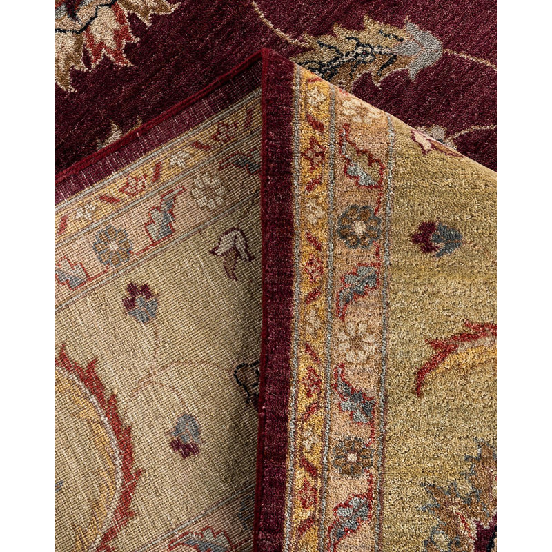 Overdyed One-of-a-Kind 9' 2" X 12' 3" Hand Knotted Area Rug