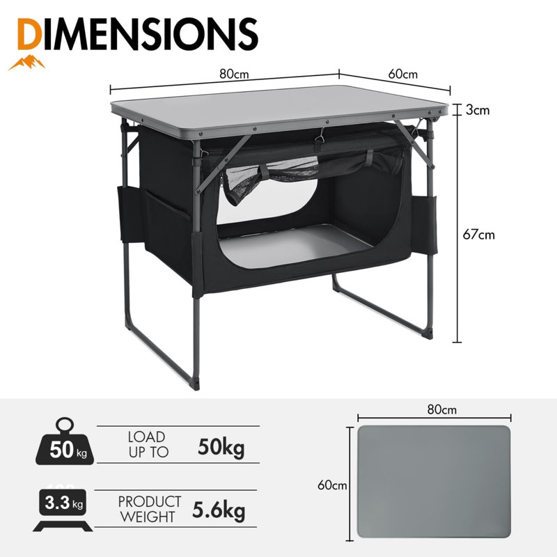 61cm Folding Table