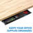 Mount-It! Under Desk Office Essentials Drawer, Slide Out Under Desk Tray for Storage of Pen & Pencil