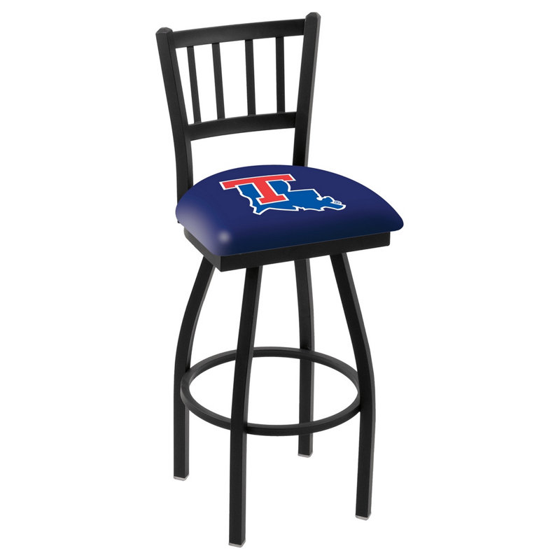 Tabouret de comptoir pivotant de 25 po NCAA, Bulldogs de Louisiana Tech, 25 po de hauteur