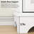 Spacious White Makeup Vanity Cabinet With Board And Glamorous Appeal Modern Cd Storage Adjustable Partition Space Design