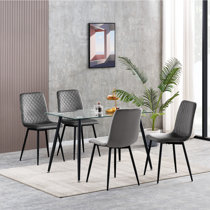 Buy GrandCA HOME Set of 4 Dining Chairs Kitchen Chairs with