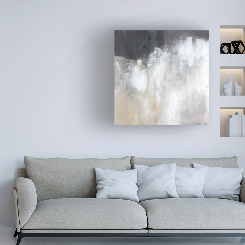 Jennifer Paxton Parker, art abstrait neutre II, H 14 po x l 14 po
