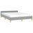 Pranavi vidaXL Fabric Platform Bed Frame, Slats Support, No Mattress-1560611685-1560611686