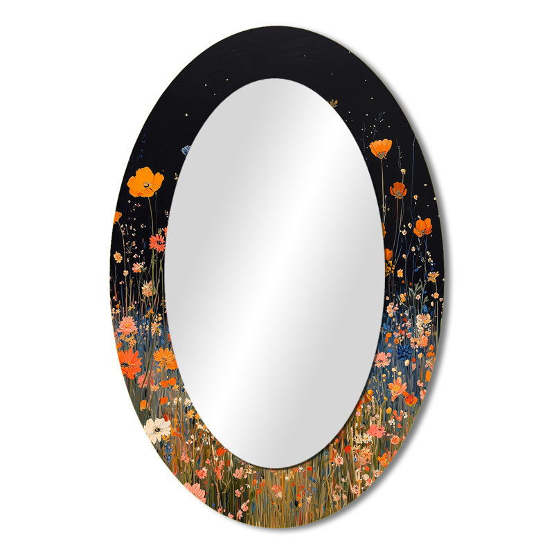 Miroir mural jaune, 36 po x 24 po