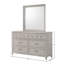 Commode 6 tiroirs grise