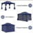 Lausaint Home 10'x13' Steel Patio Gazebo-103591281