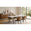 Modern Dining Table with Sintered Stone Top, White Matt Finish and Robust Carbon Steel Legs-2119557514