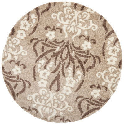 Flanery Shag Performance Floral Rug