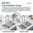 33 in. Double Bowl Drop-in or Undermount Kitchen Sink with Thin Divider-66944277