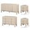 Ensemble de commode 6 tiroirs Adora