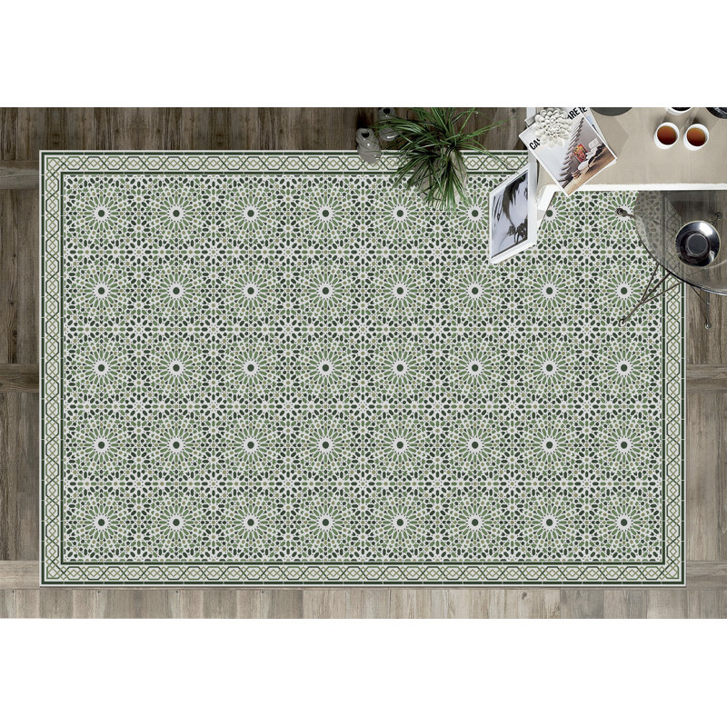 Aban Geometric Machine Printed Area Rug, Rectangle 155 x 200cm