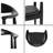 Lailyn Upholstered Dining Chair, Kennedy Armchair-347722213