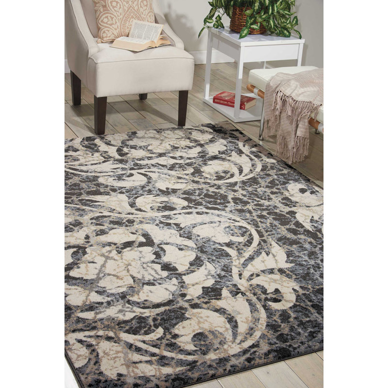 Shanana Floral Indoor Rug, Rectangle 3'10" x 5'10"