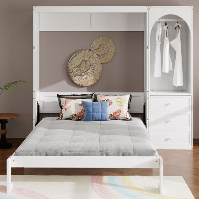 Commode murale avec lit escamotable Murphy