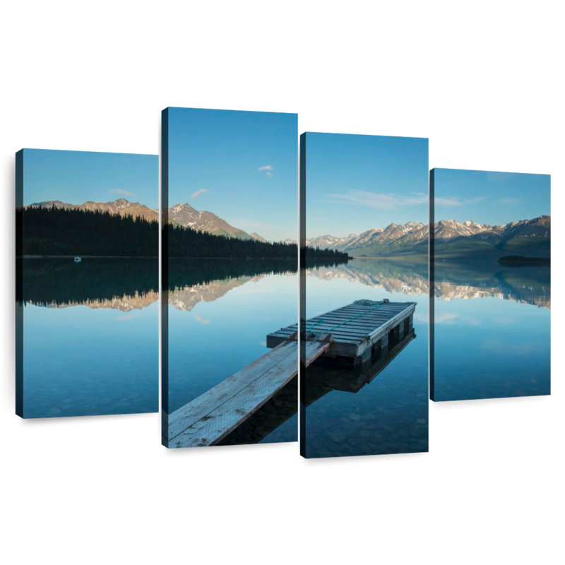 Quai Alvord Lake Clark, H 54 po x l 84 po