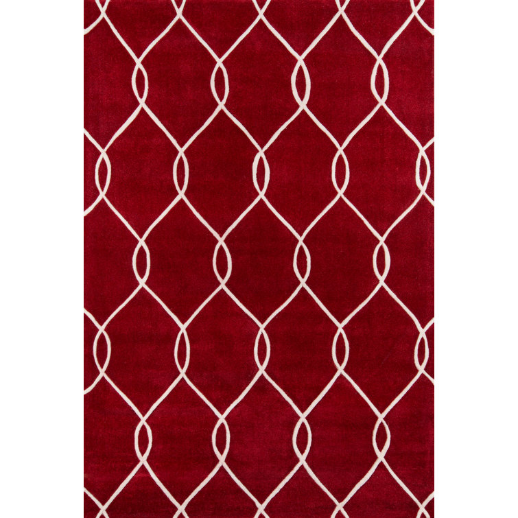 Bassett Hand Tufted Geometric Indoor Rug