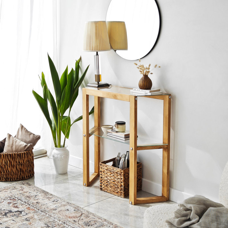 Commode Bellest, chêne moderne, 33,5 po x 33,5 po x 12,2 po | Fabrication 100% bois de pin massif | Design élégant pour les chambres contemporaines | Solution de rangement durable et élégante | Parfait pour organiser les vêtements et les accessoires