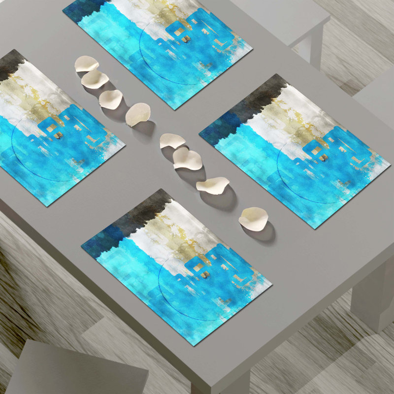 Napperon abstrait en polyester