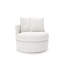 Fauteuil rembourré pivotant Dara Harlow-125810331