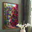 Lilas et rhodies, reproduction encadrée - bois massif-345869312-345869313