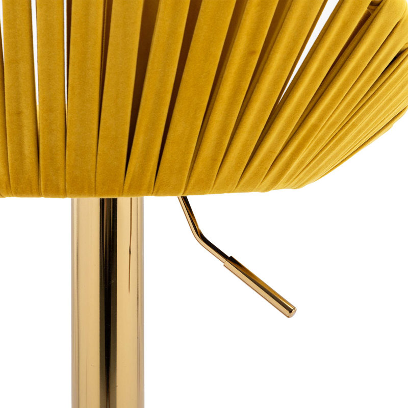 Tabouret de bar Melrick, Jaune